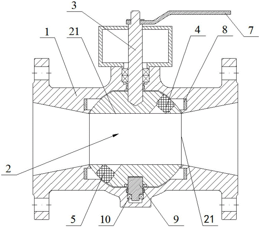 Ultrasonic metering ball valve