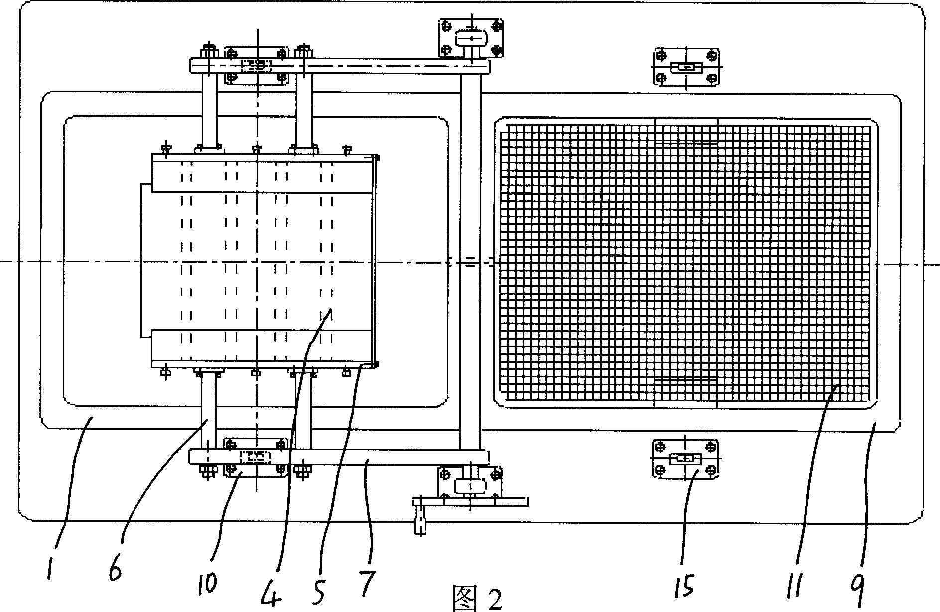 Method and device of sealing-off separating device in printed substrate liquid state heat-conducting medium