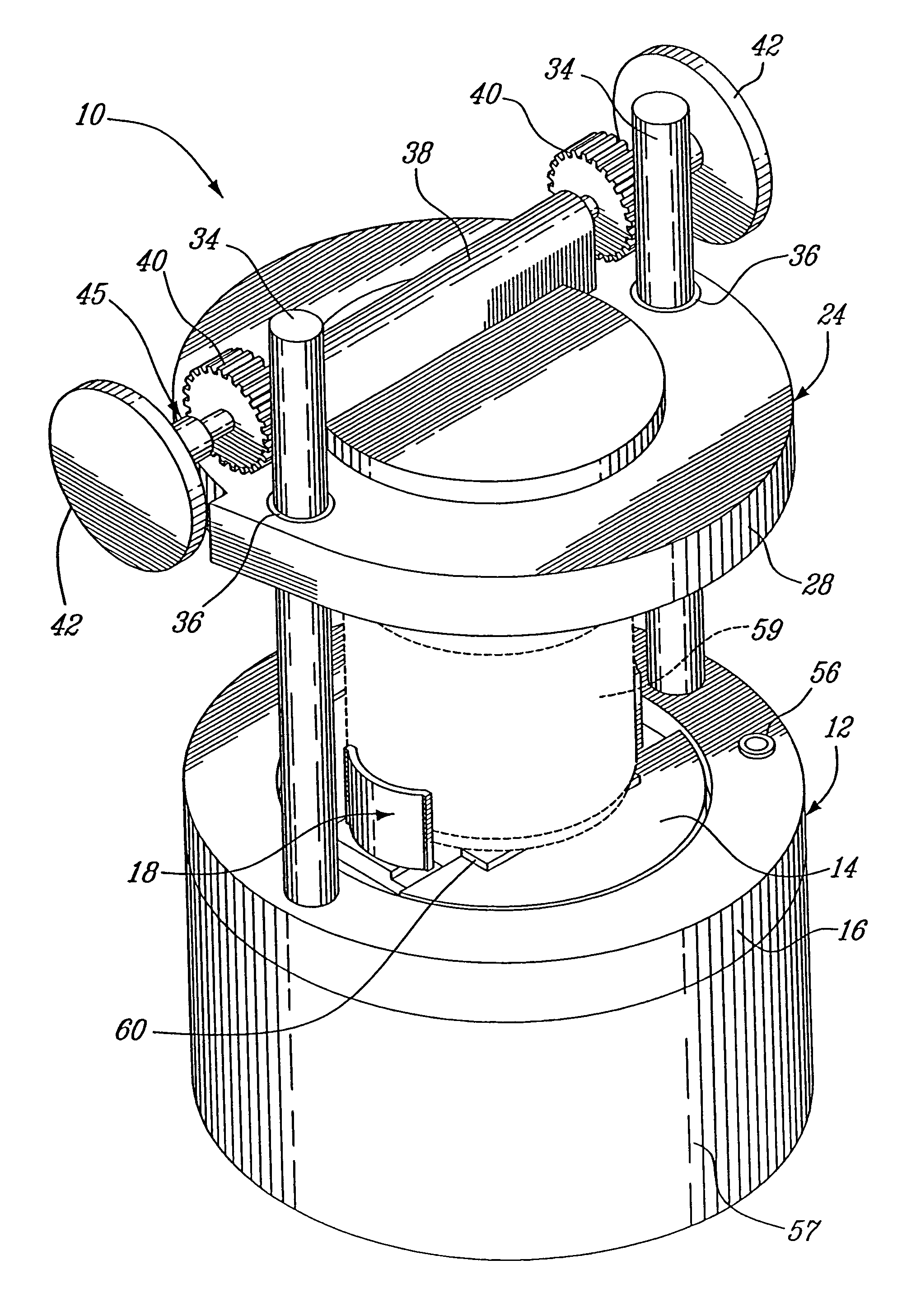 Semi-automatic jar opener