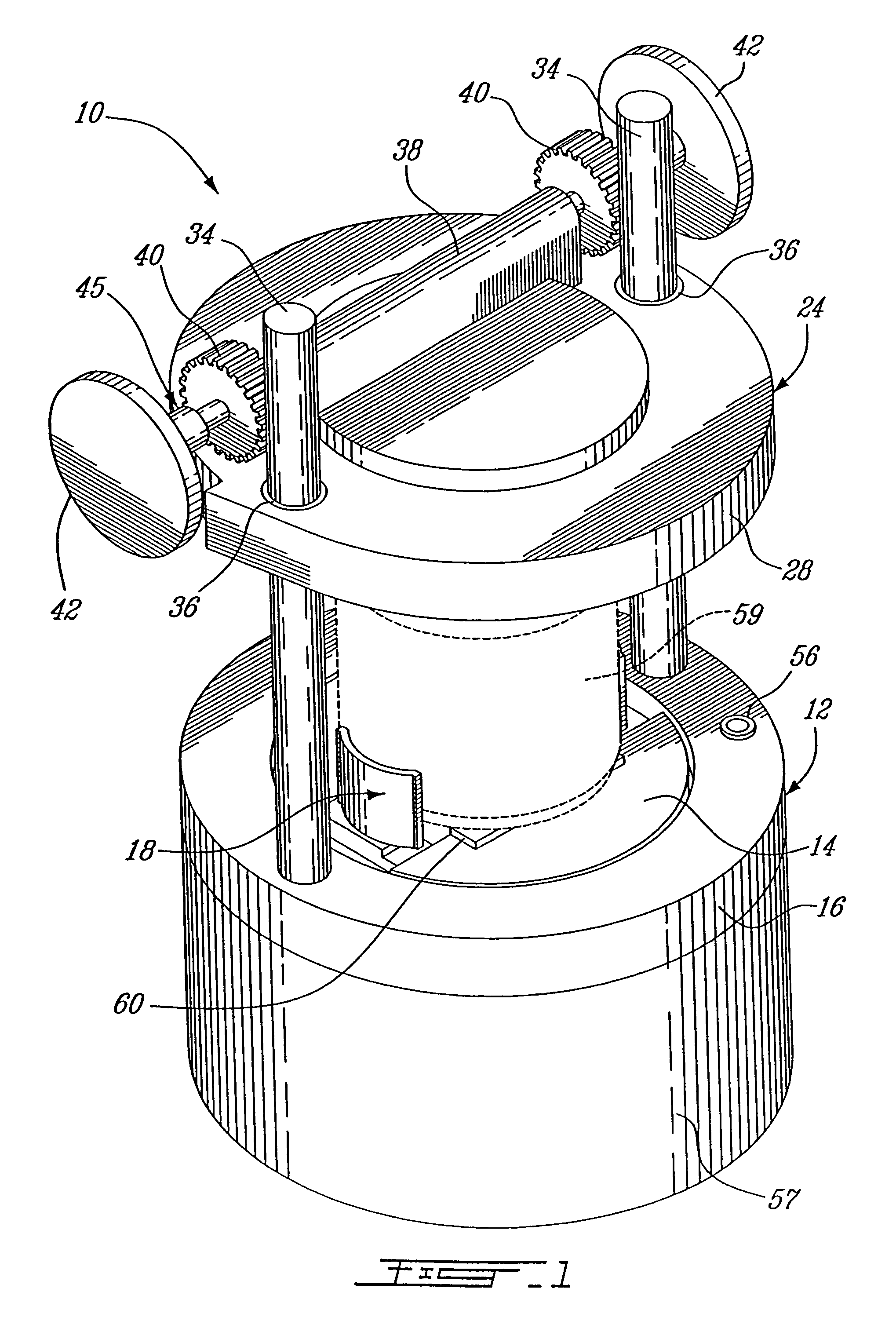 Semi-automatic jar opener