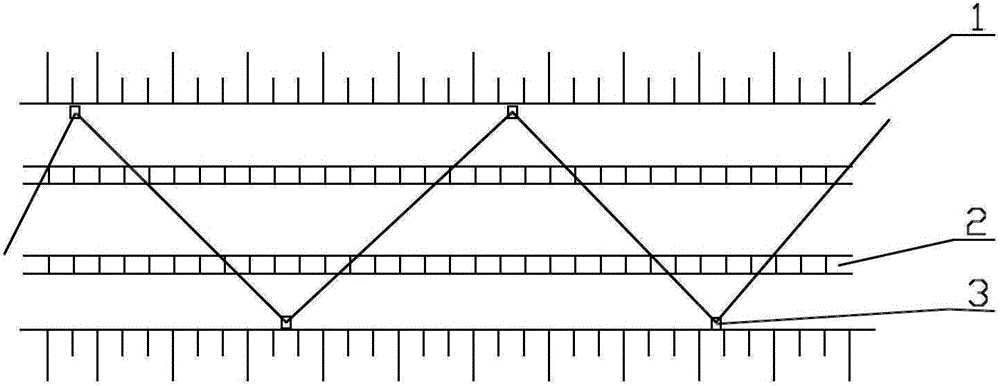 Ballast-installation and track-regulation measurement quick positioning method for ballast track engineering