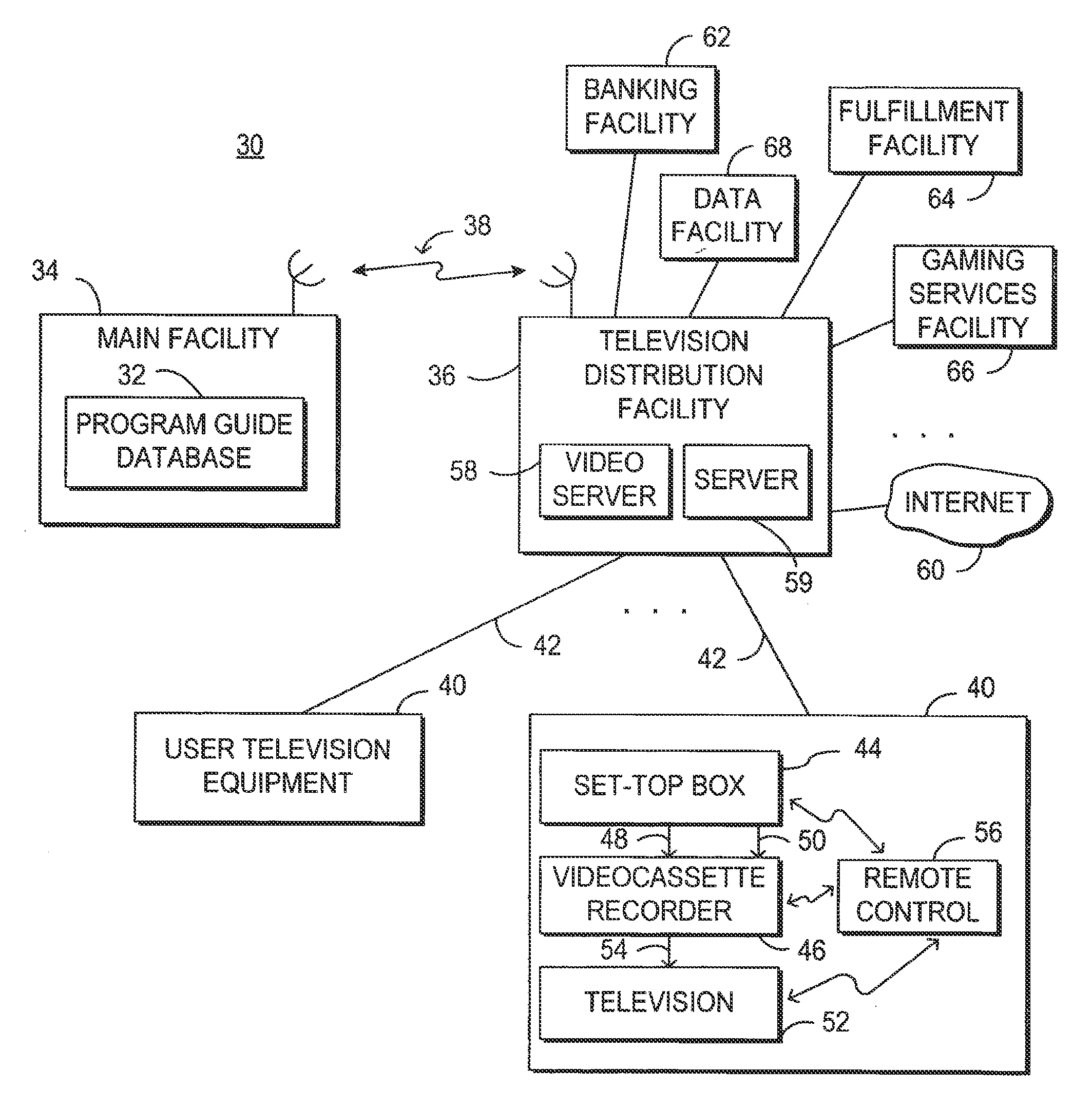 Interactive television program guide system that serves as a portal