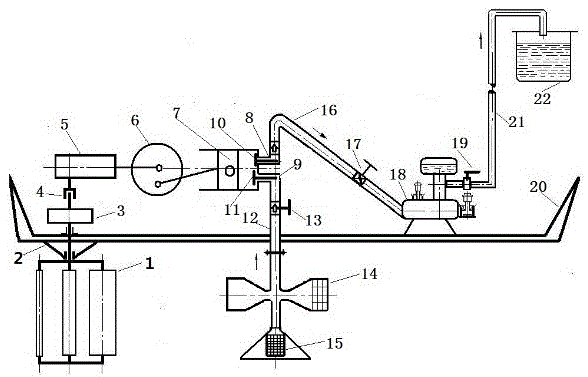 A micro-head fluid energy pumping system