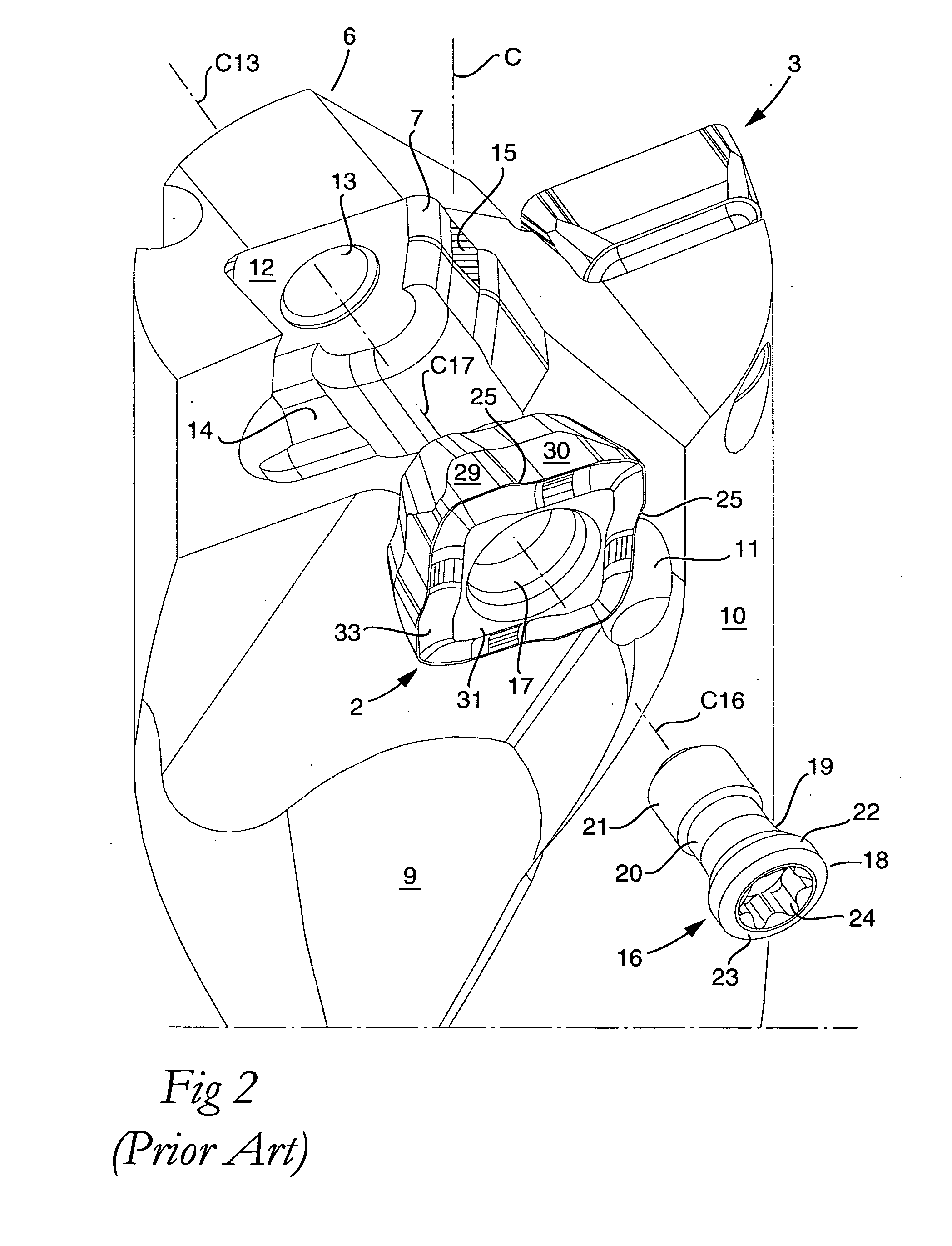 Drill and drill a cutting insert