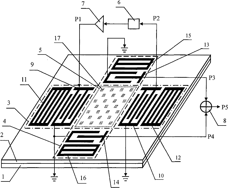 Composite film-based frequency-adjustable surface acoustic wave gyro