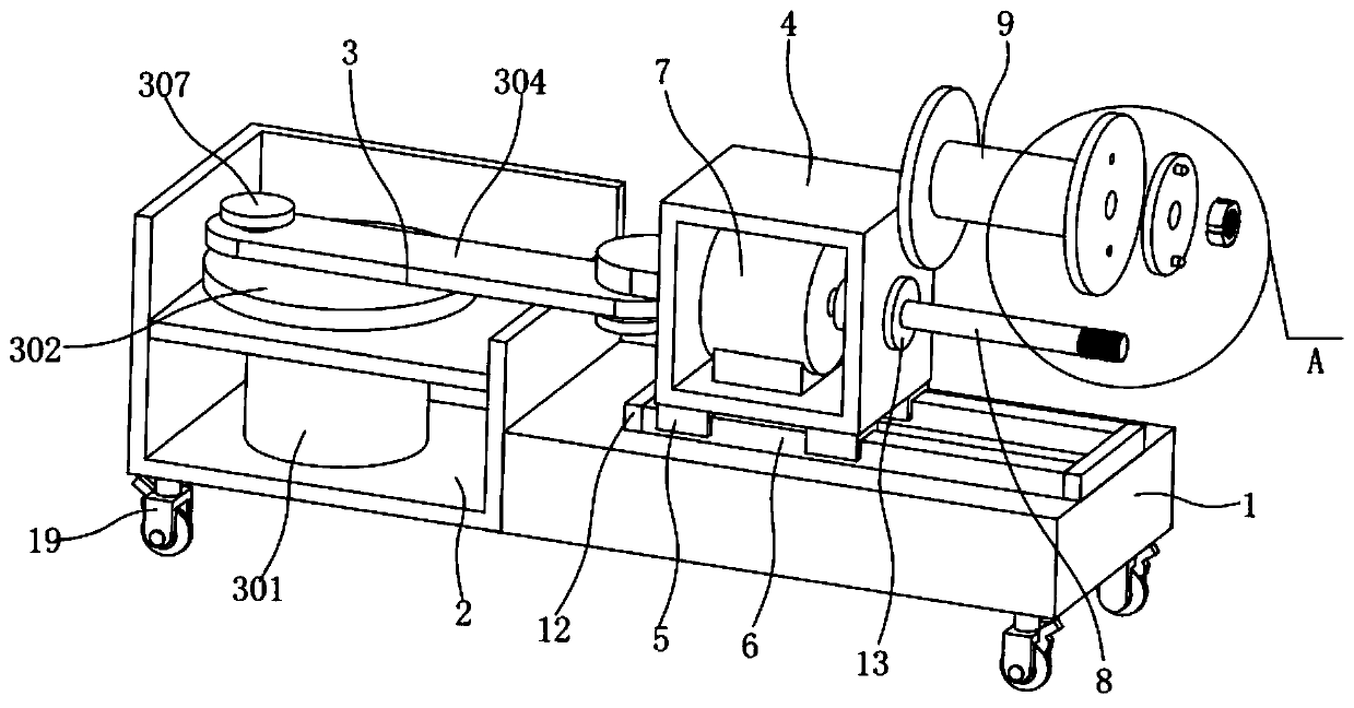 Winding device for 3D printing consumable processing