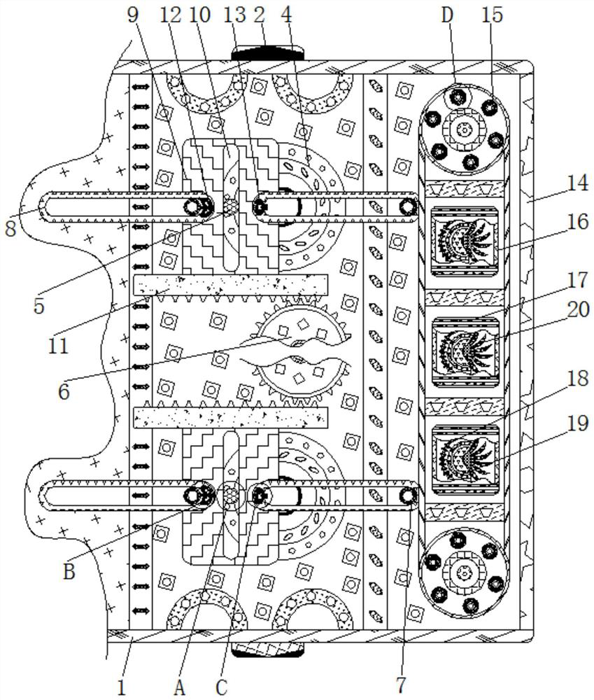 Sound box intelligent device capable of being hidden and used for workbench