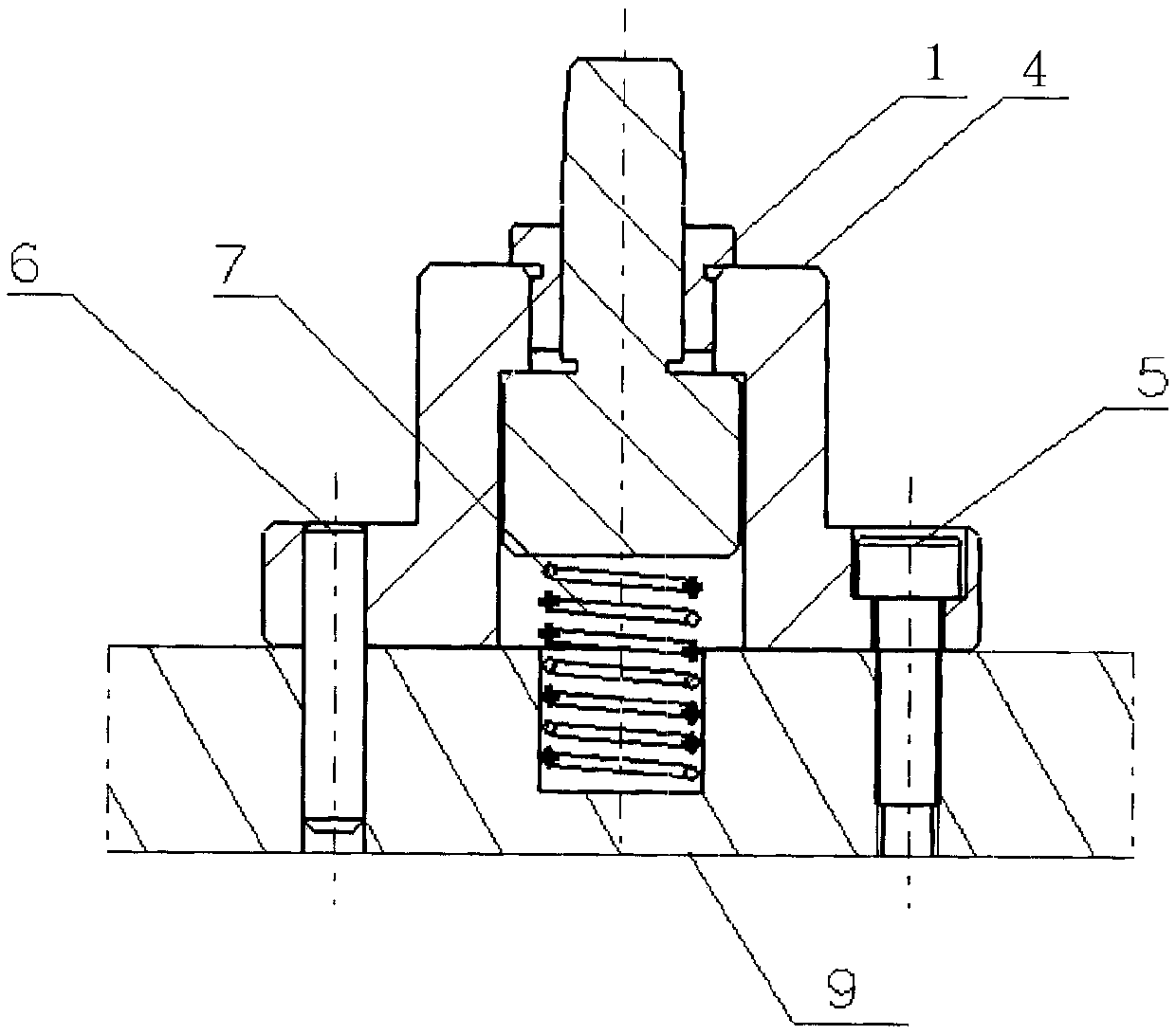 Novel spring set automatic positioning combined mechanism and positioning method thereof