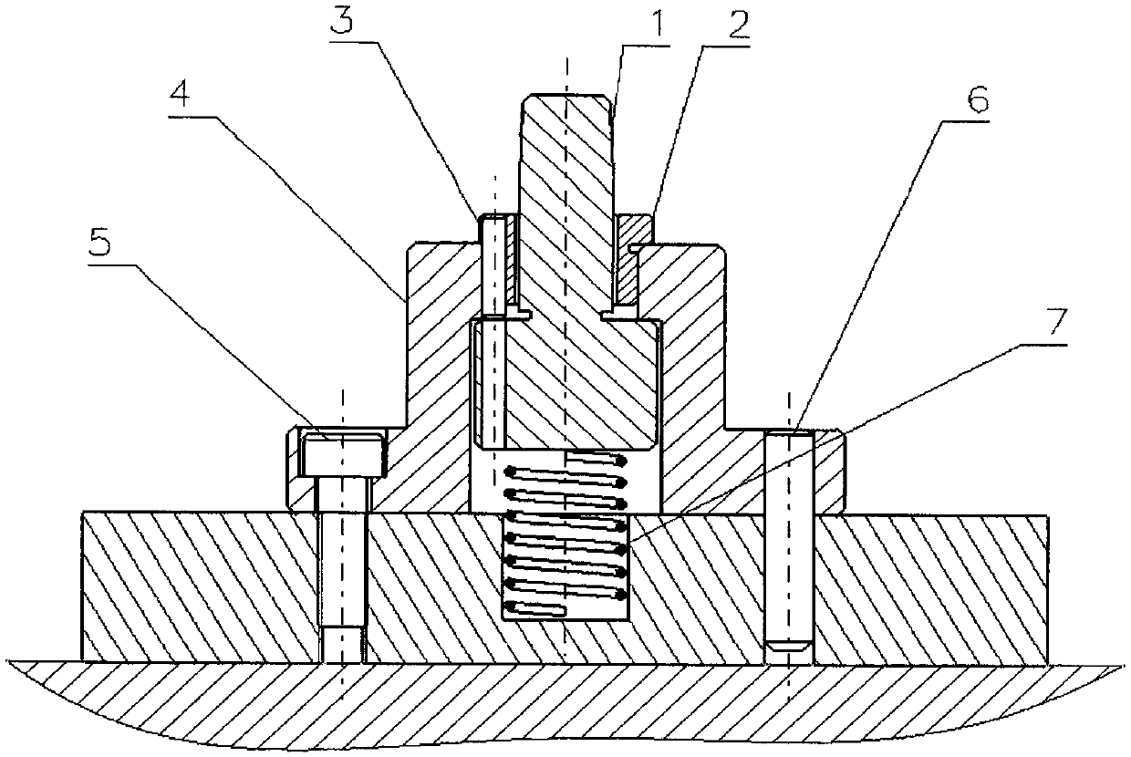 Novel spring set automatic positioning combined mechanism and positioning method thereof