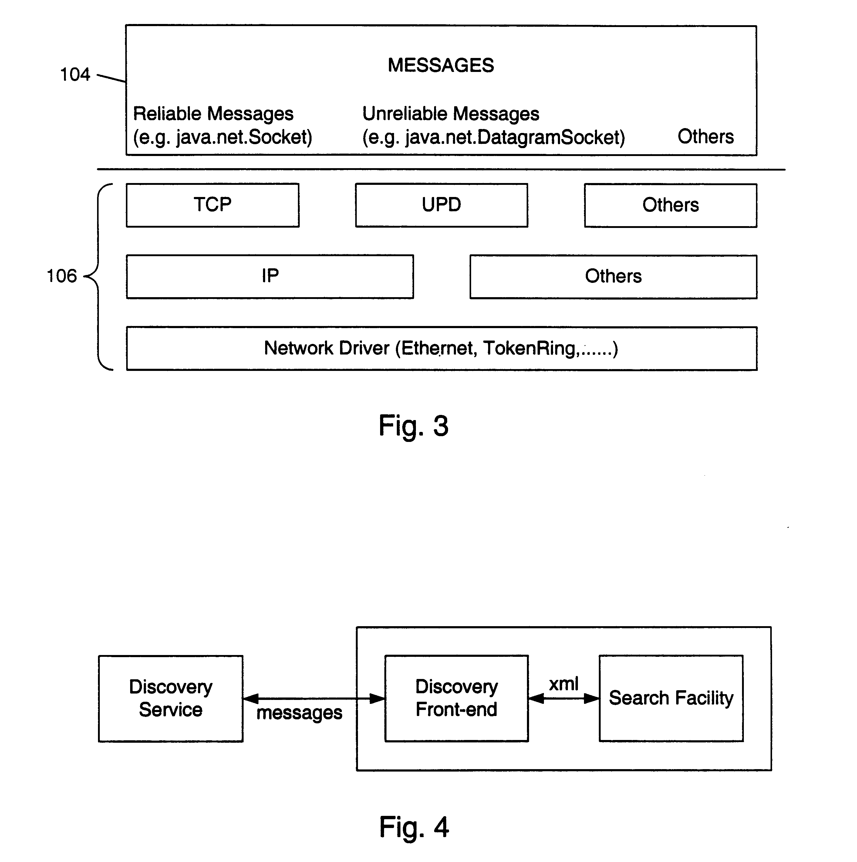 Mechanism and apparatus for using messages to look up documents stored in spaces in a distributed computing environment