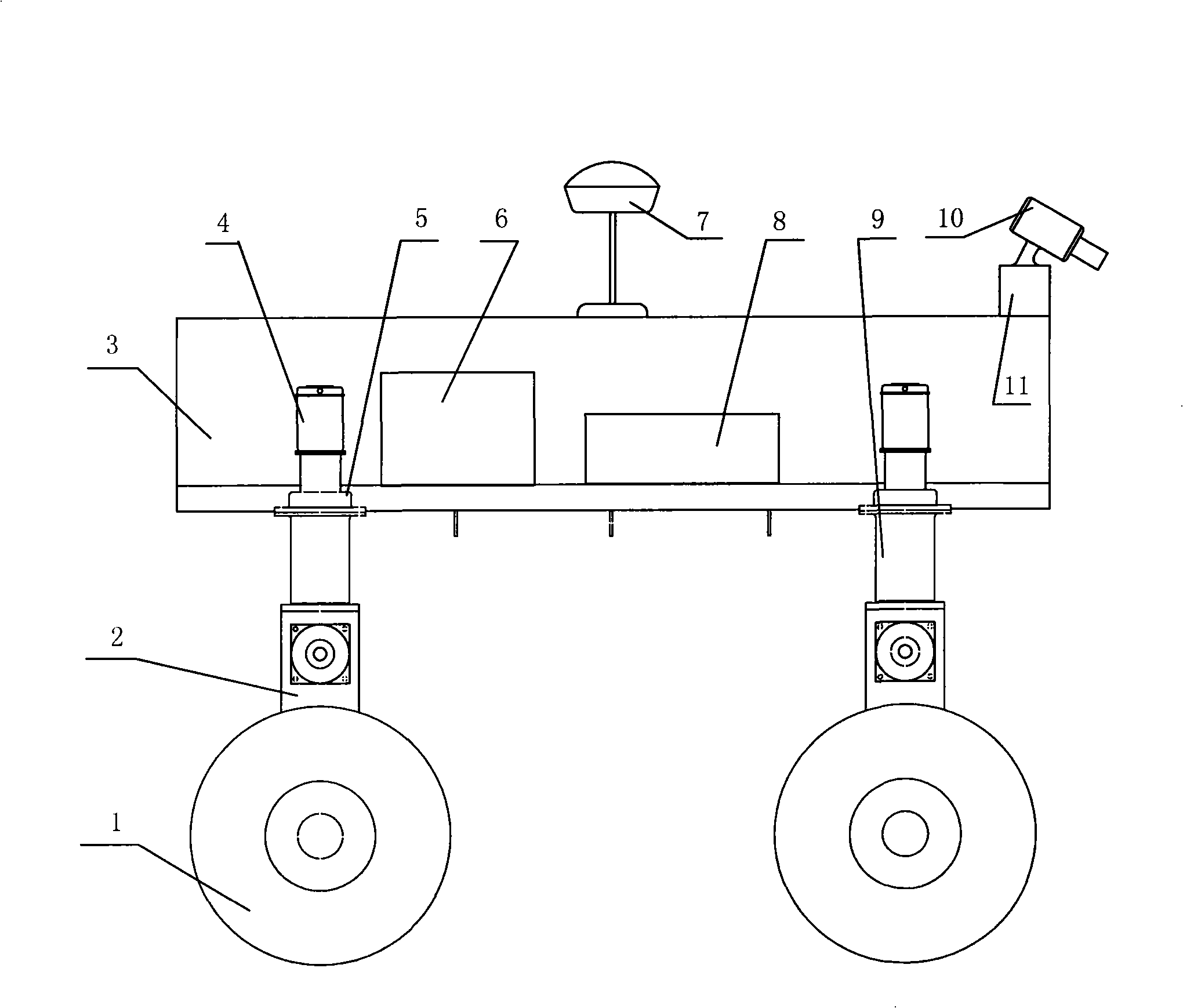 Agricultural intelligent mobile robot platform