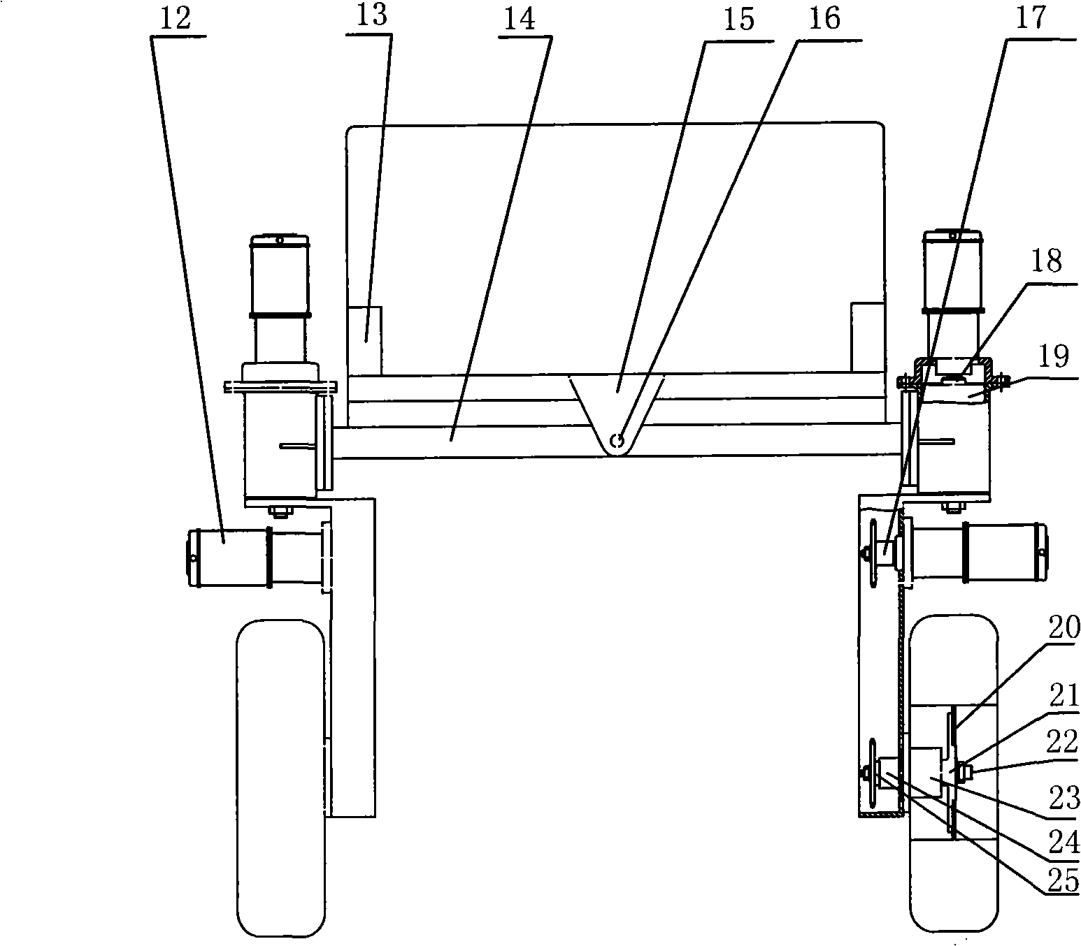 Agricultural intelligent mobile robot platform