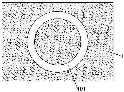 Flange processing drilling device and method used for electric vehicle rear axle