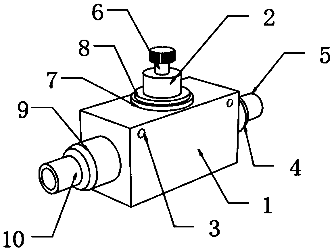 Double-oil seal speed regulating valve