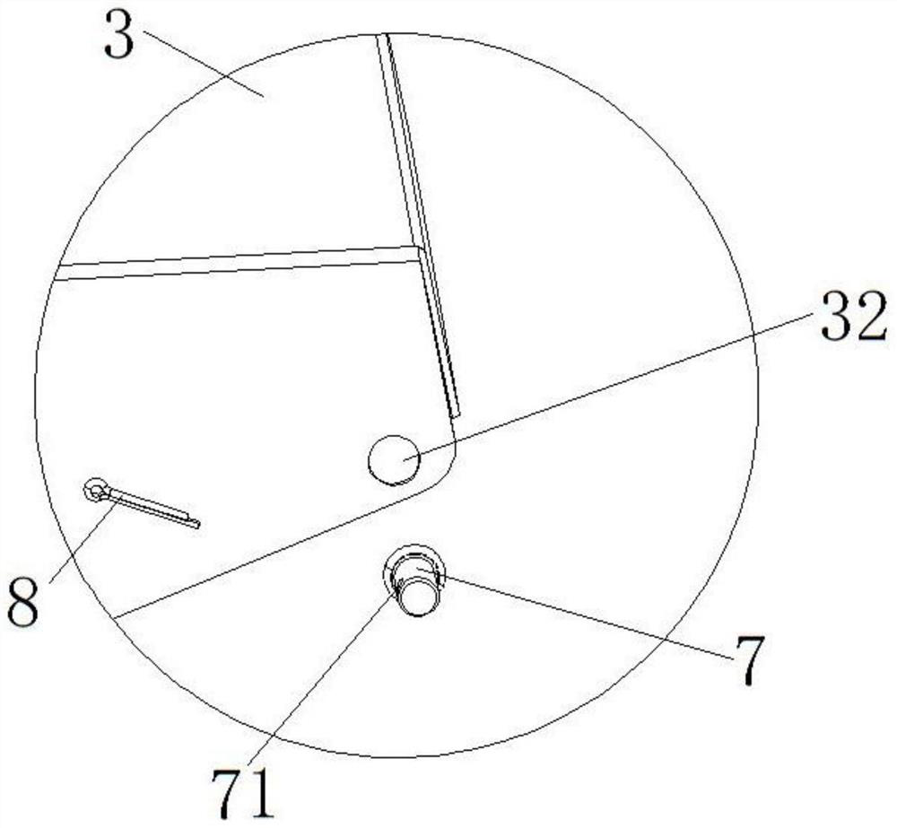 Gas-material separator