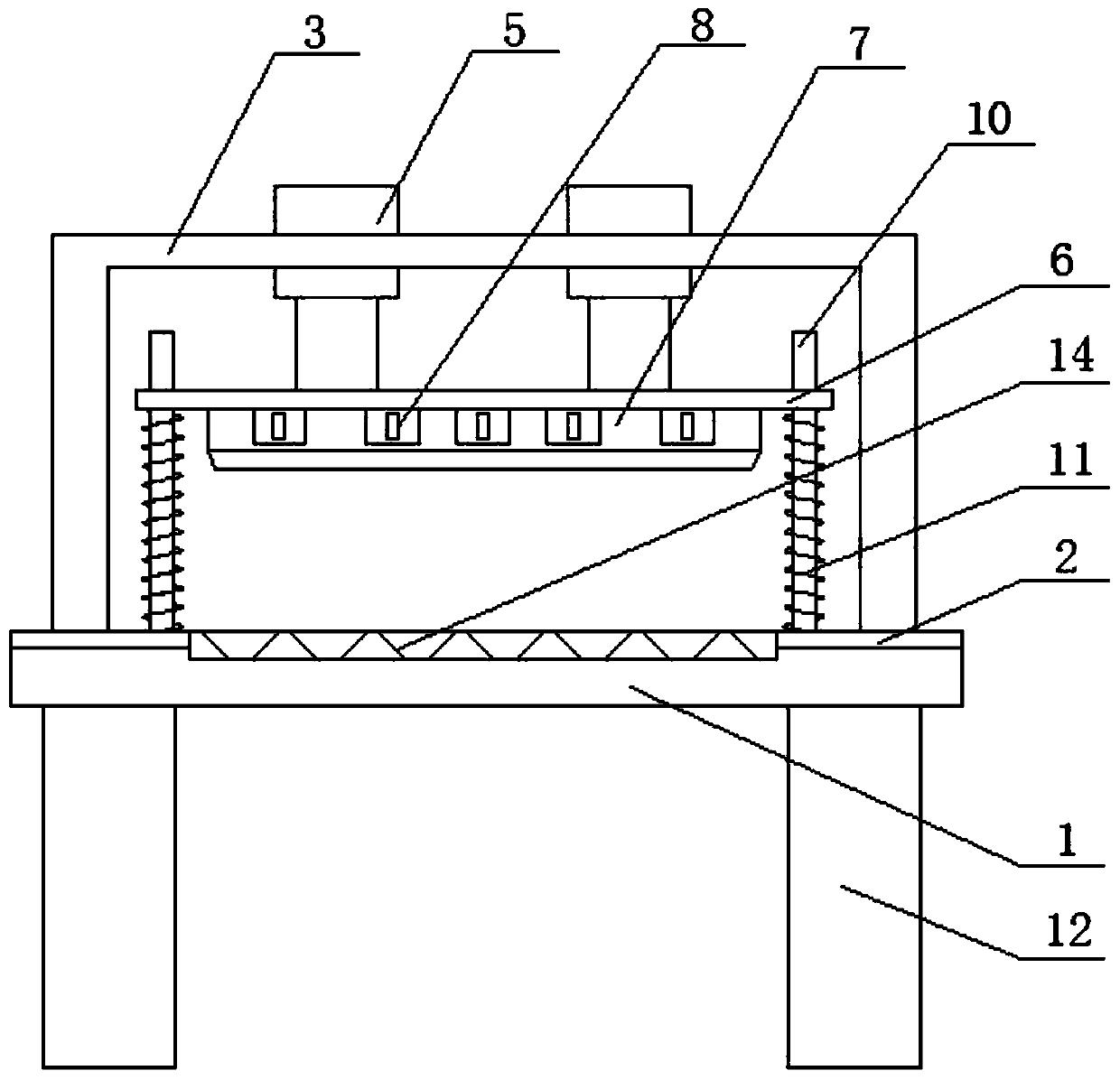 Cloth cutting machine for garment processing