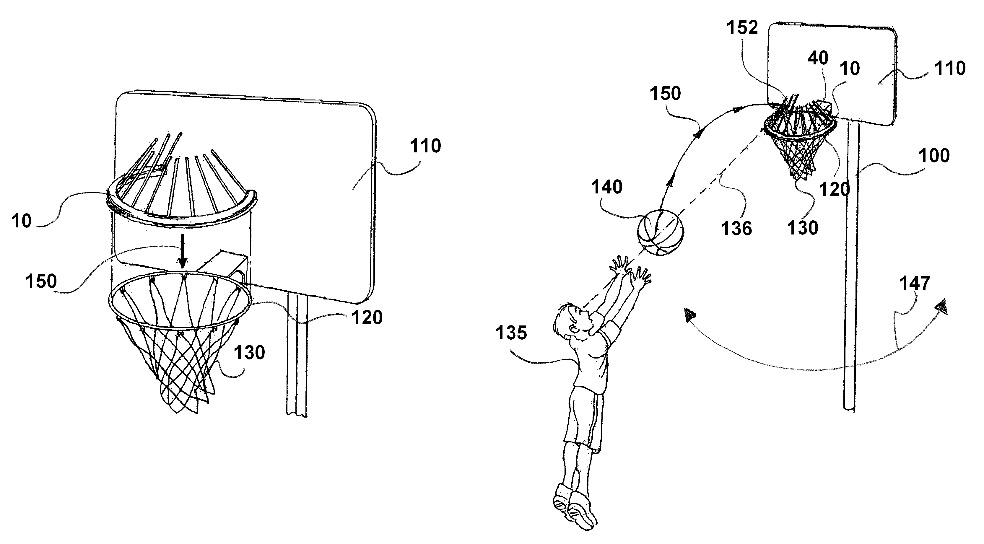 Basketball training device