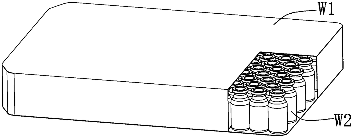 Unpackingg device for multi-purpose bottle package and unpacking method thereof