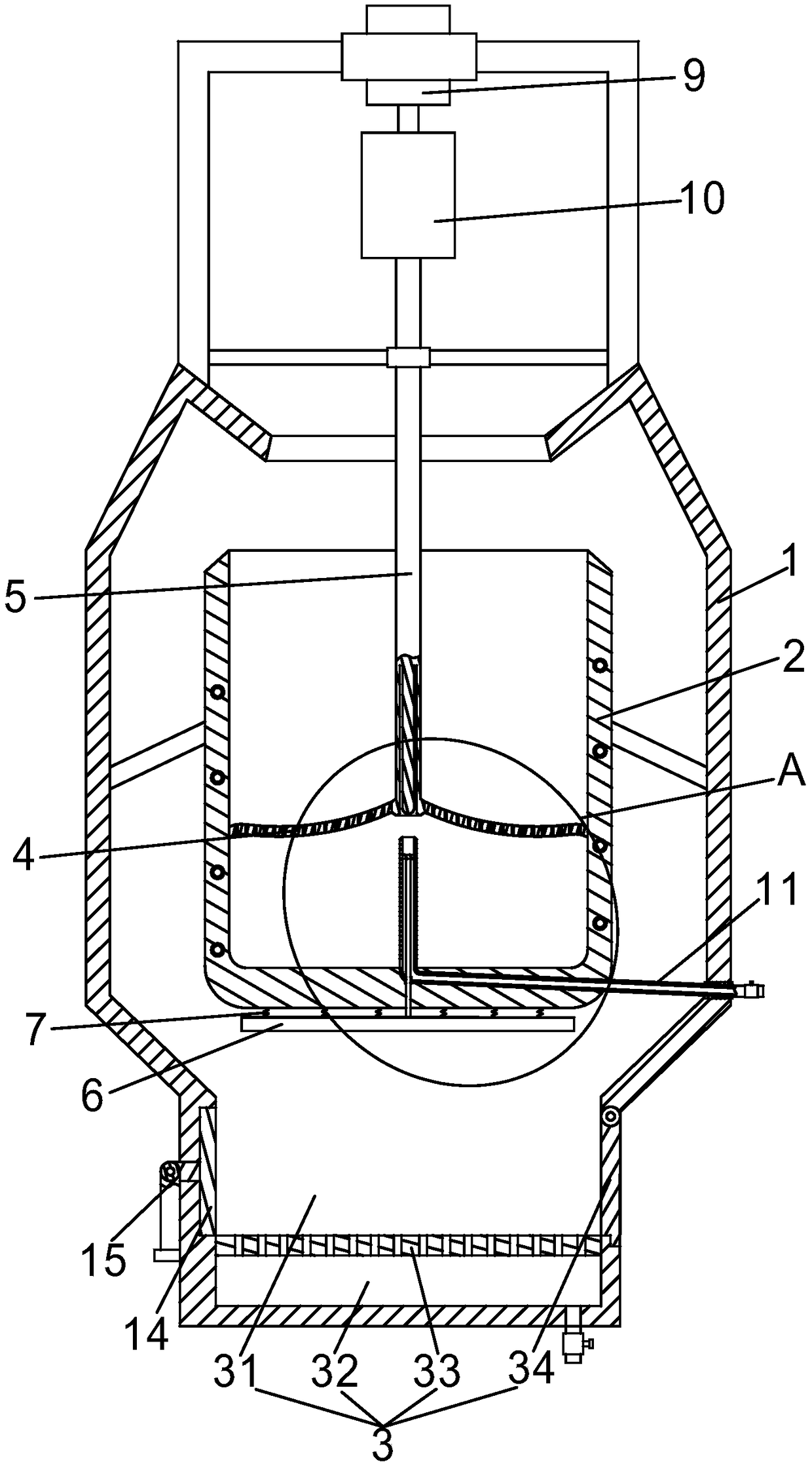 Dying processing device for socks