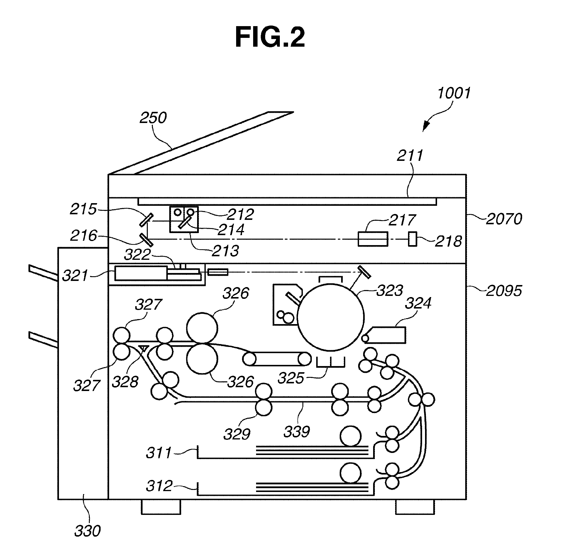 Method for displaying user interface in accordance with user's intention