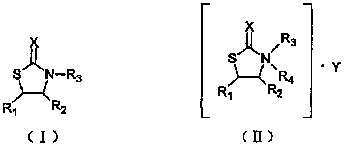 N-substituent thiazolone derivative and preparation method and applications thereof