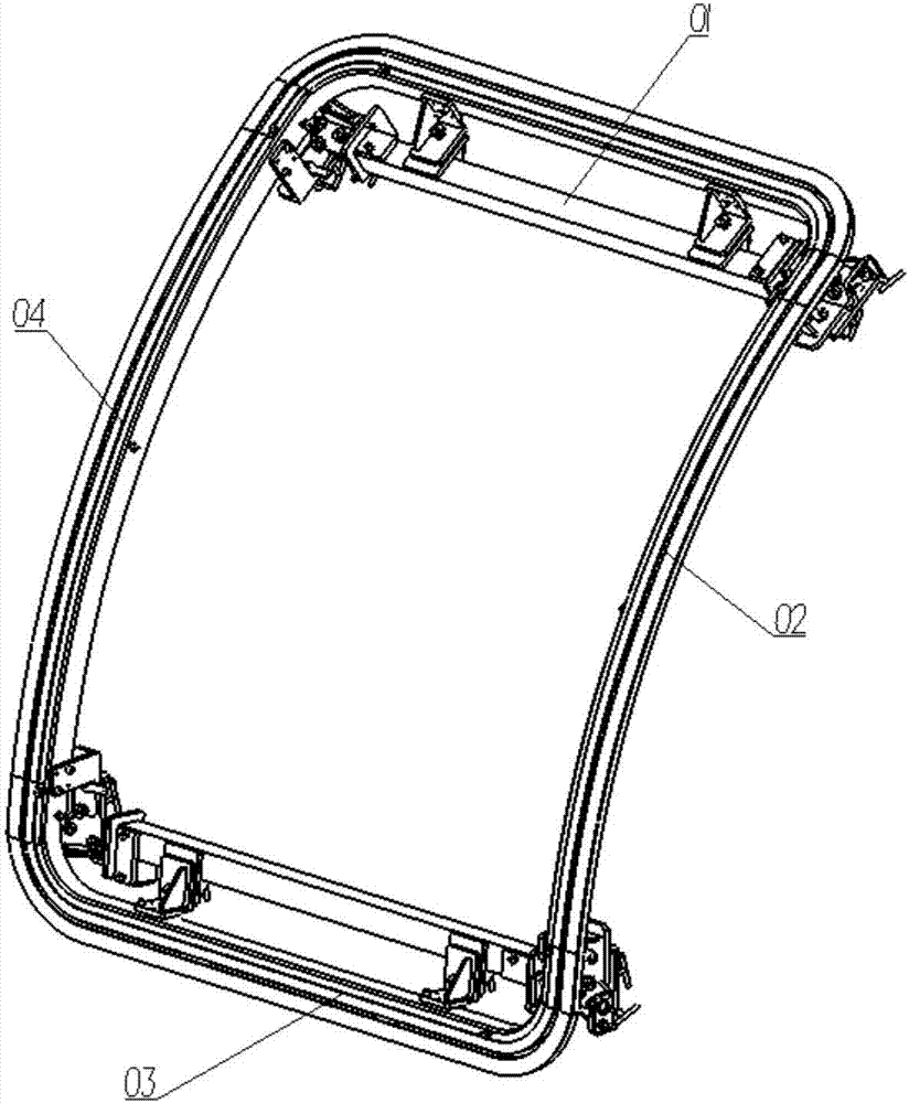 Detachable combined notch template and application method thereof