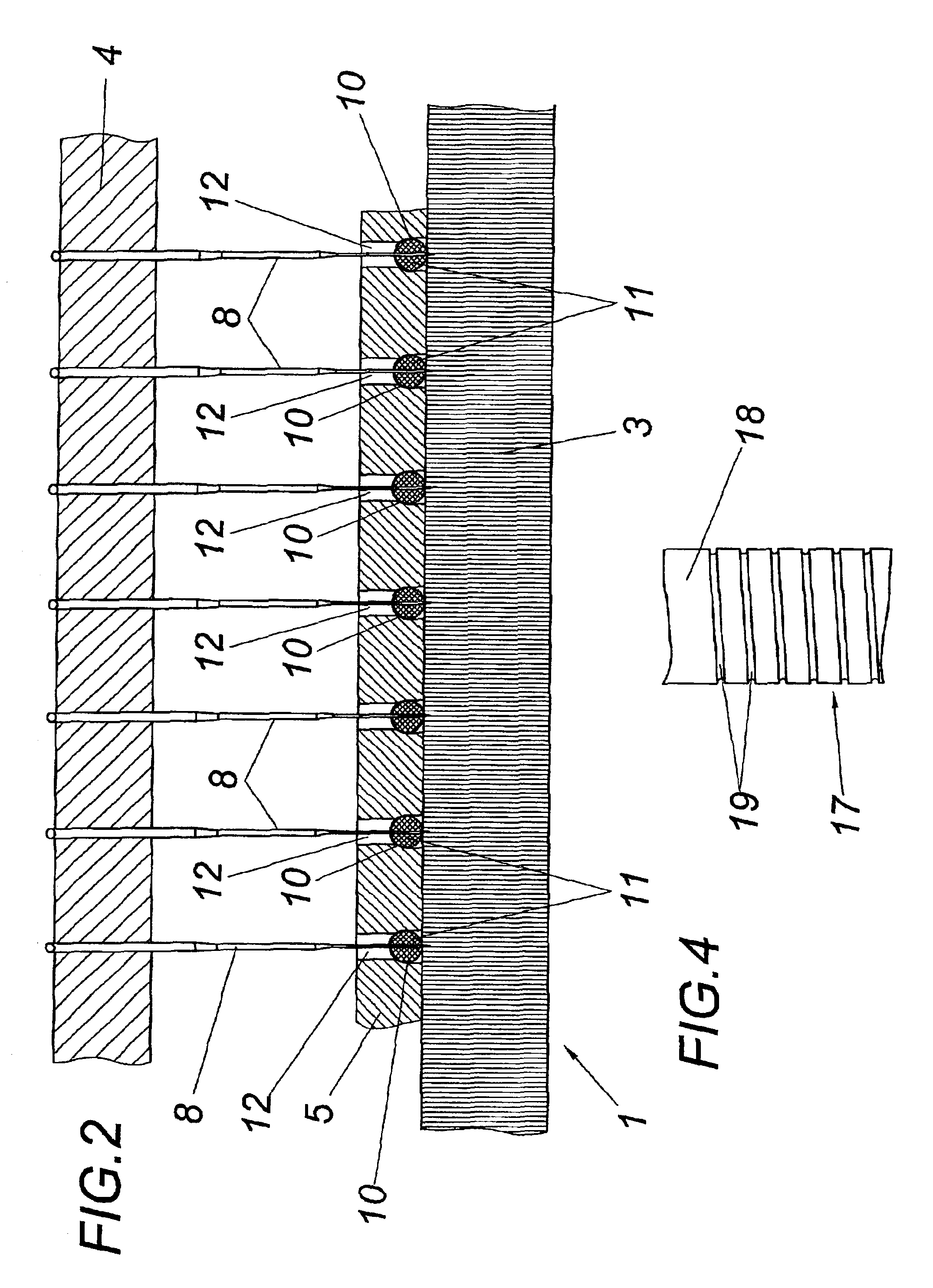 Method for treating a yarn by needling