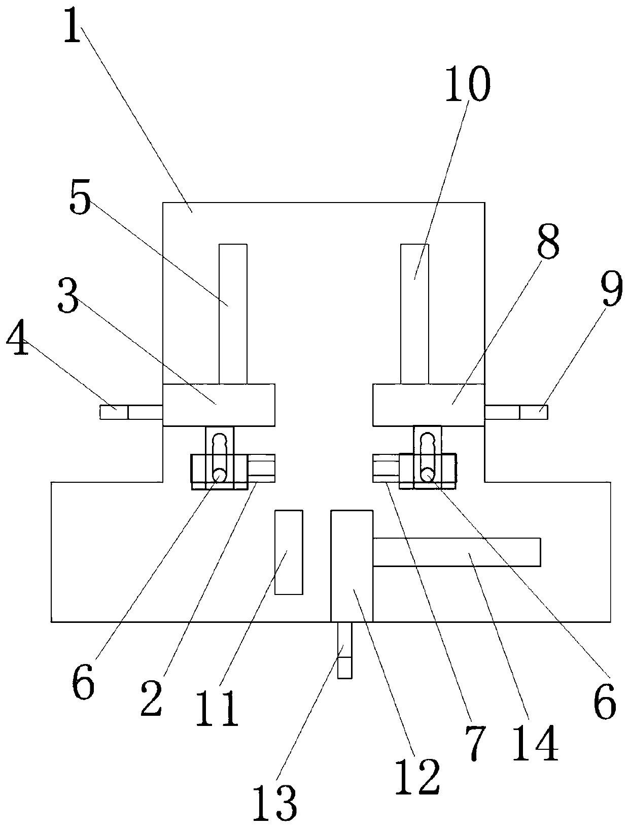 Suspension control arm bushing press-in tool device