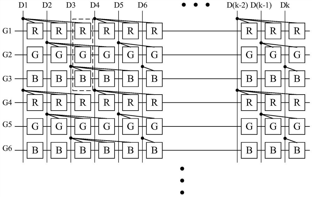 Pixel driving structure and display device