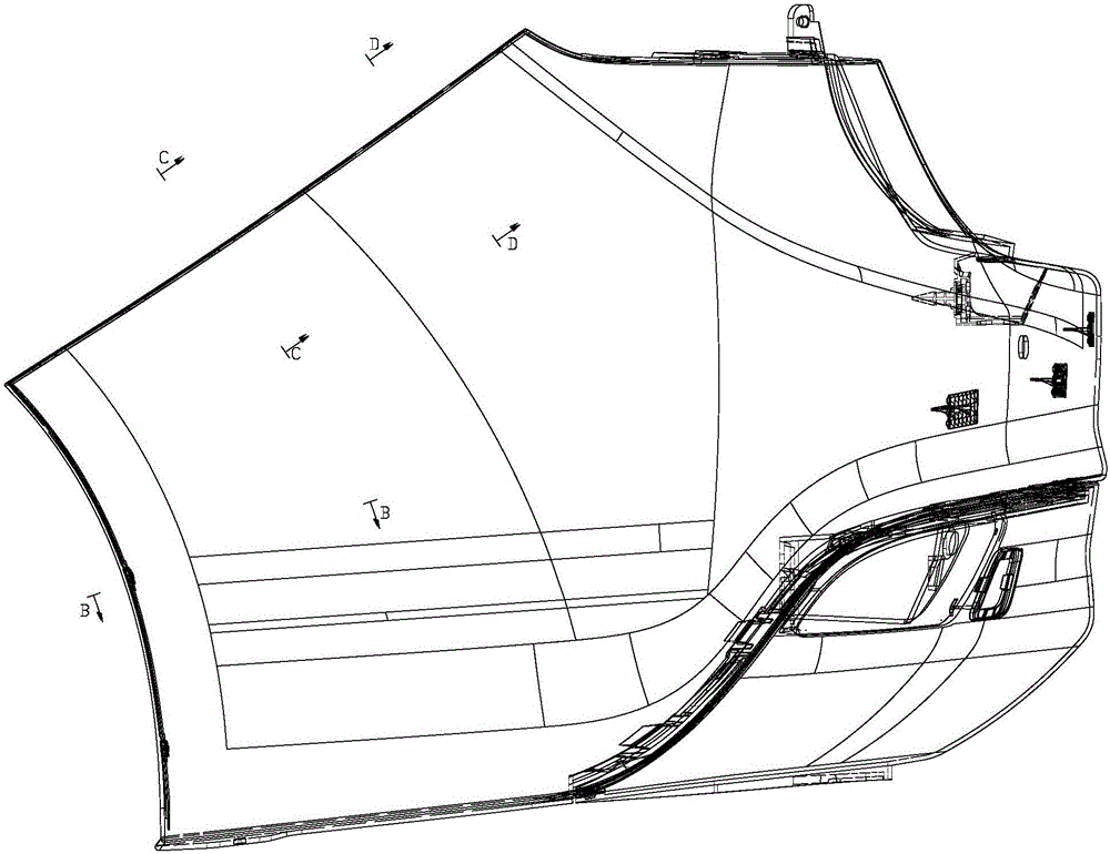 Rear bumper mask assembly