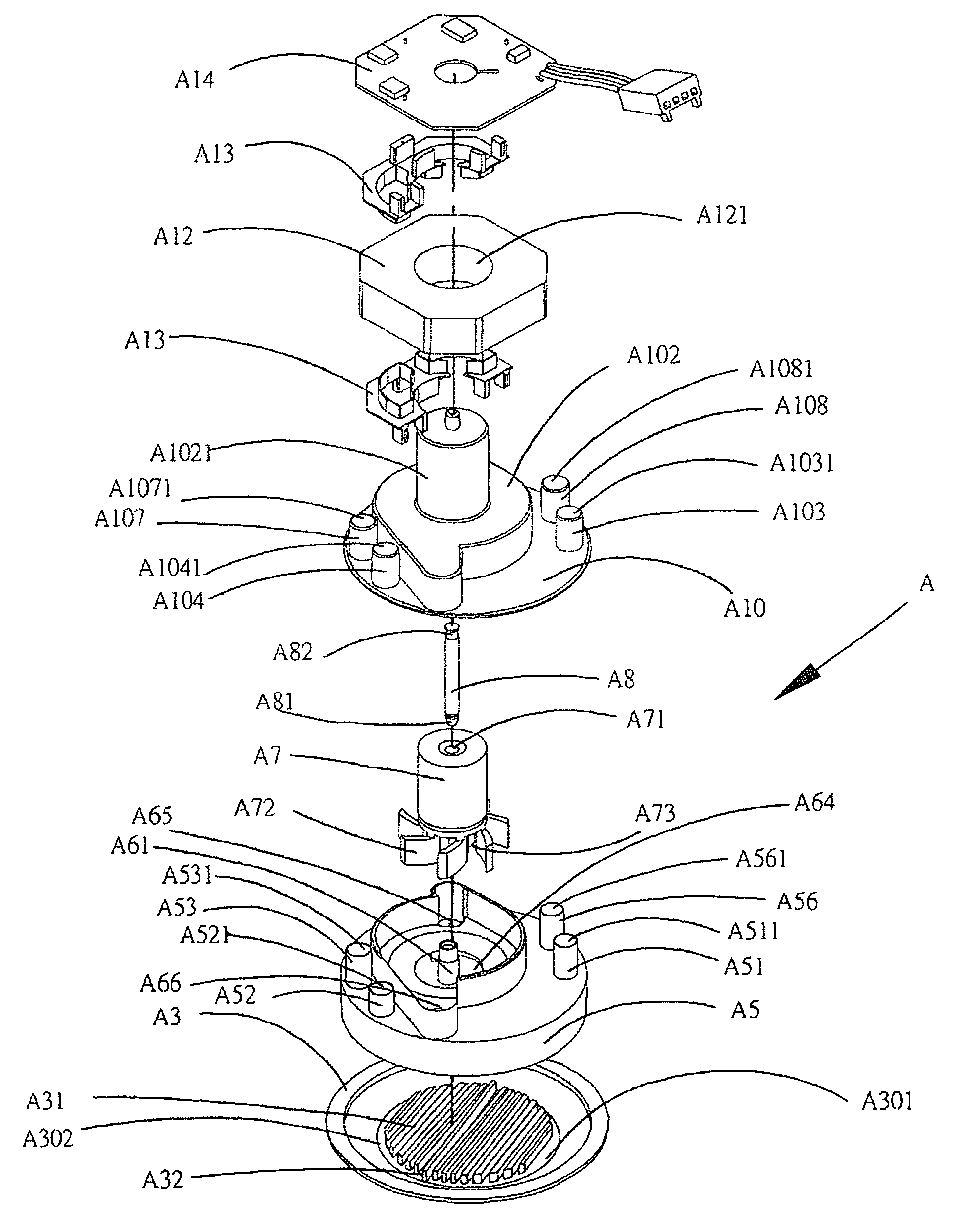 Water cooling type heat dissipation module for electronic device