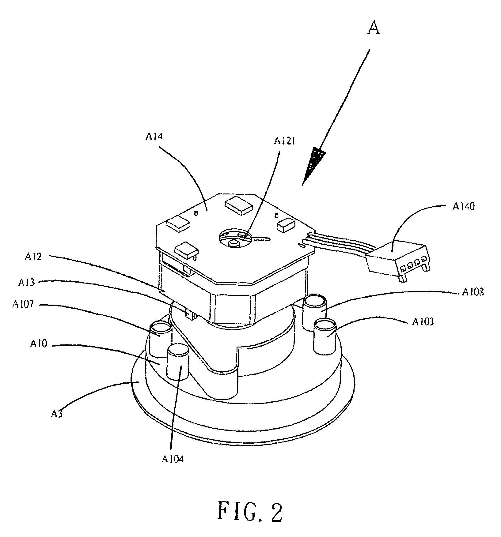 Water cooling type heat dissipation module for electronic device