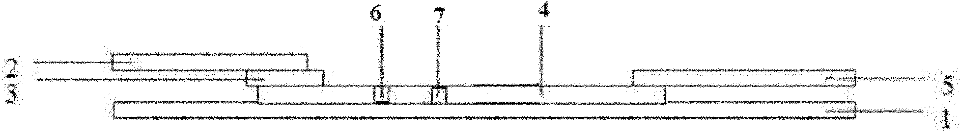 Colloidal gold test strip for double-amplification system and preparation method thereof