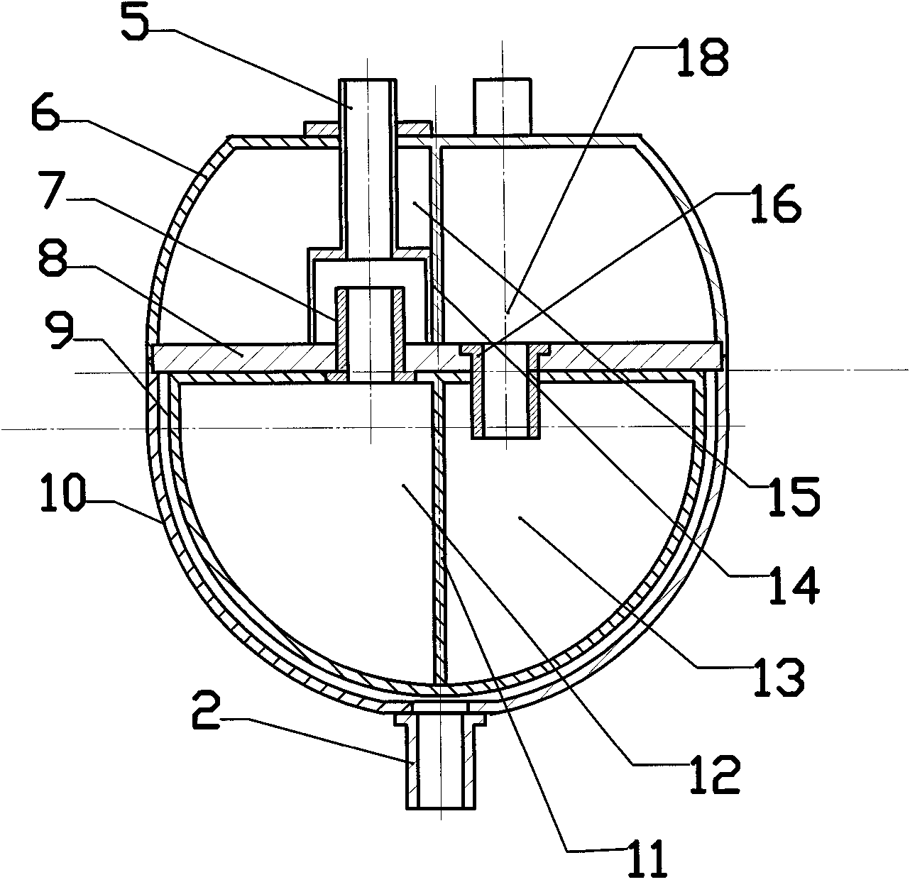 Total artificial heart device