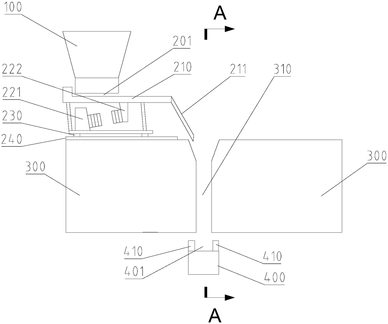 Material arranging device