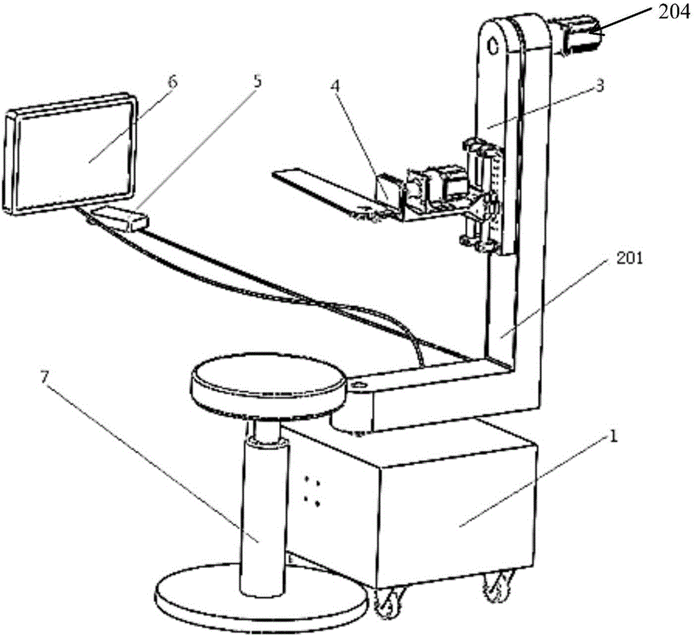 Upper-limb rehabilitation device of half-exoskeleton