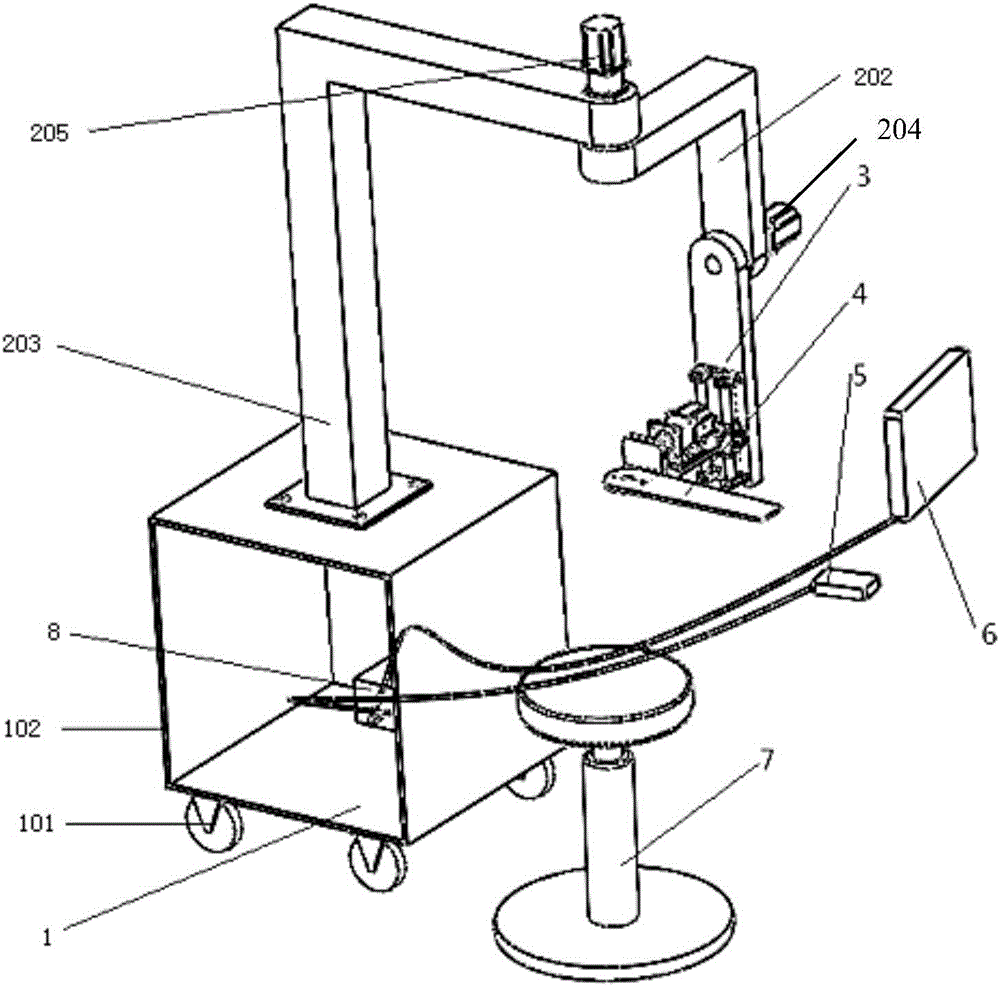 Upper-limb rehabilitation device of half-exoskeleton