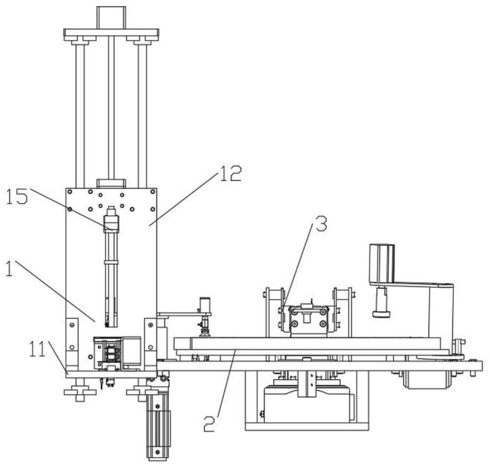 Automatic replacement device for blood test slides