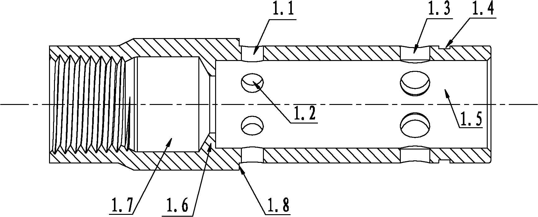 Flush-resistant pneumatic quick-change connector