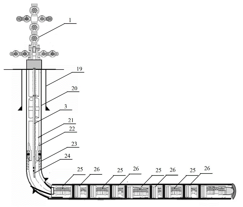 Method for drilling and milling sliding sleeves and ball seats of horizontal well by continuous oil pipe