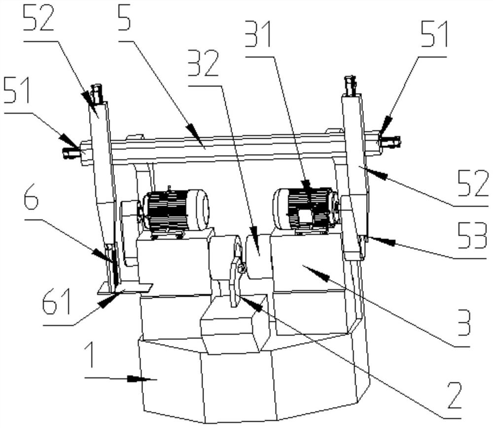 Automatic feeding and grinding equipment for table knives