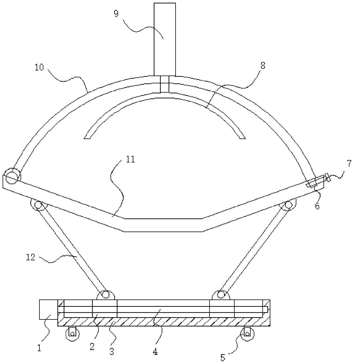 Livestock hoof-repairing and fixing apparatus for animal husbandry