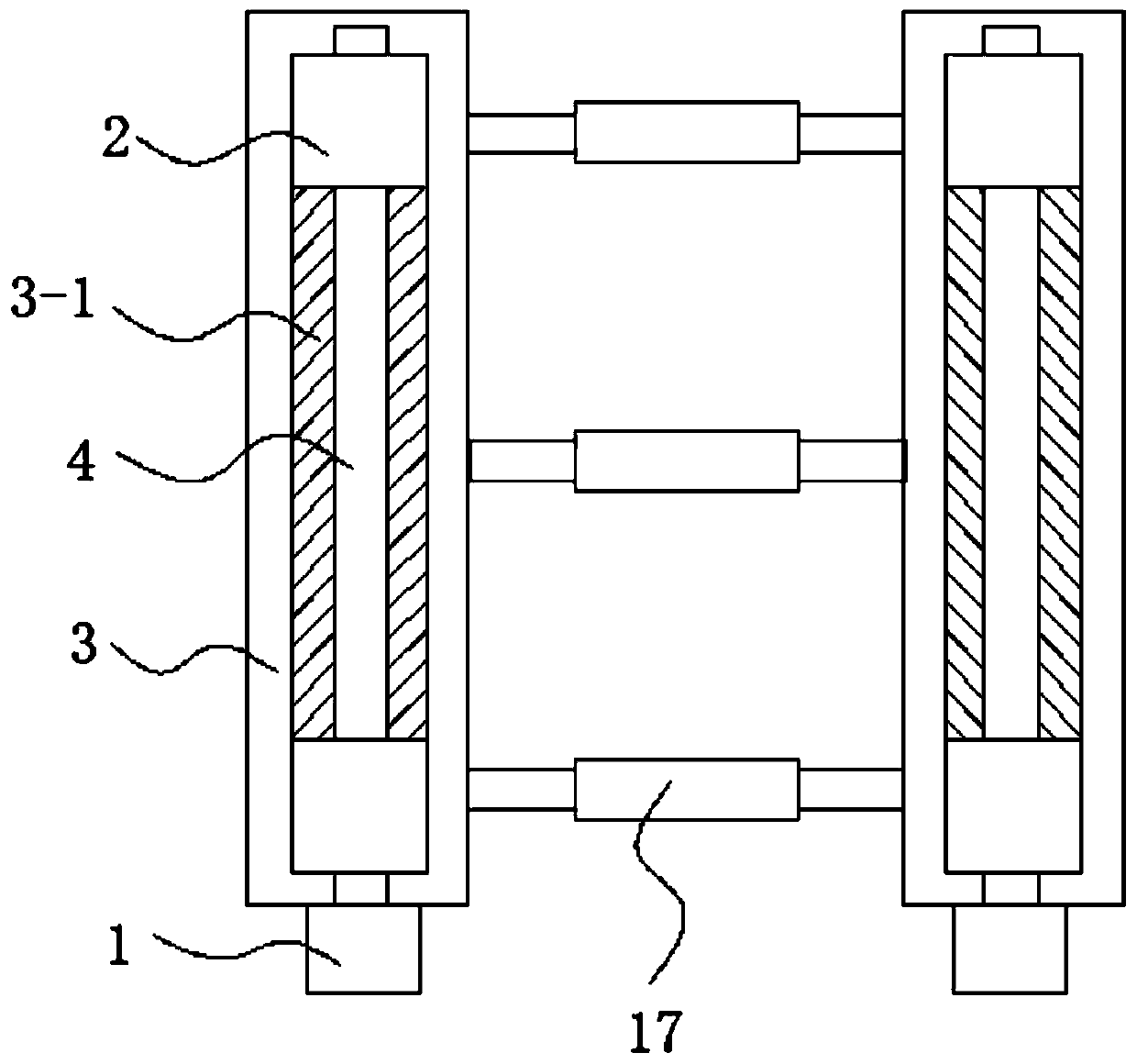 Livestock hoof-repairing and fixing apparatus for animal husbandry