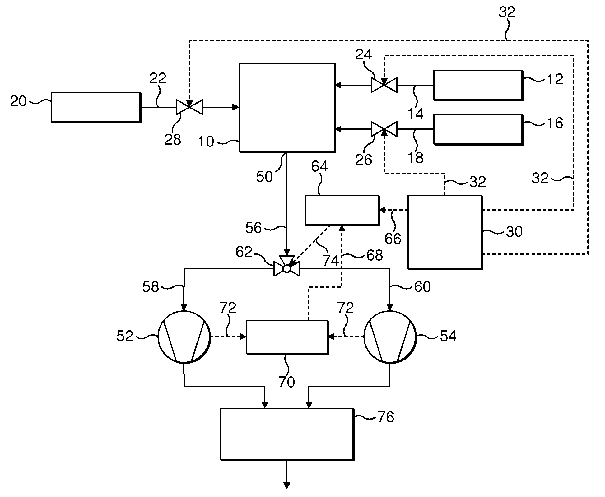 Vacuum pumping system