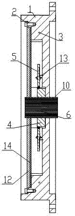 Torsional vibration reducing device based on hydraulic damping cam