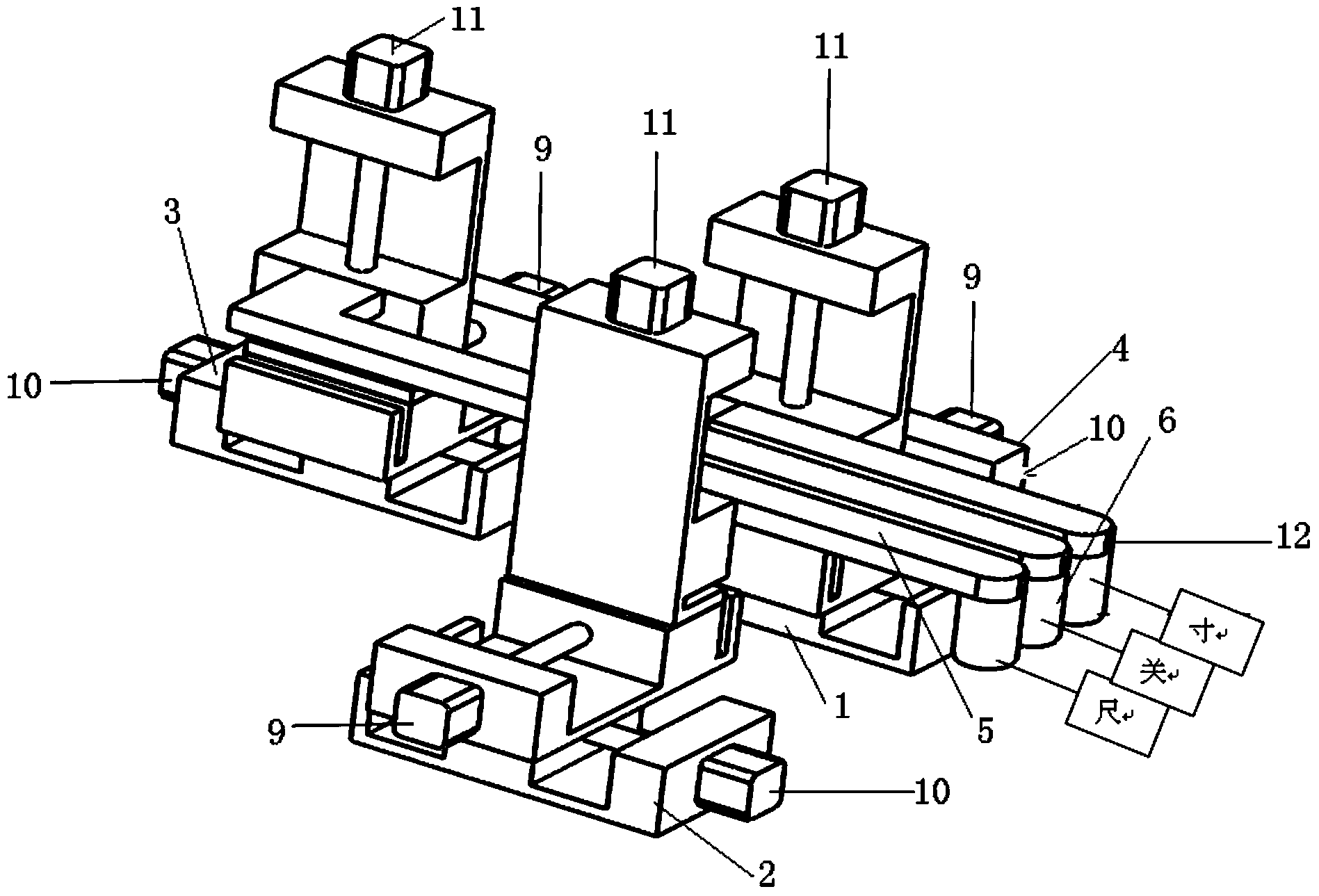 Three-probe mechanical device applicable to traditional Chinese medicine pulse detection