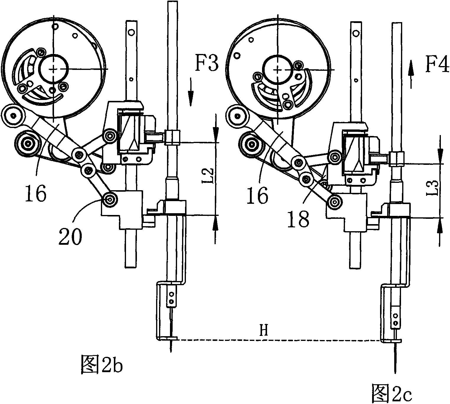 Auxiliary lifting mechanism of presser foot of computerized embroidery machine