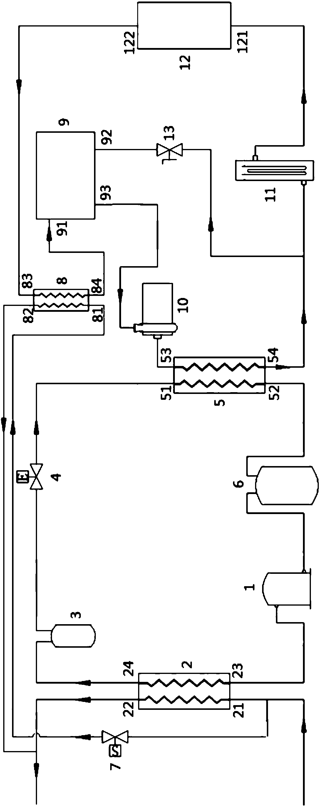 Temperature control device for semiconductor production