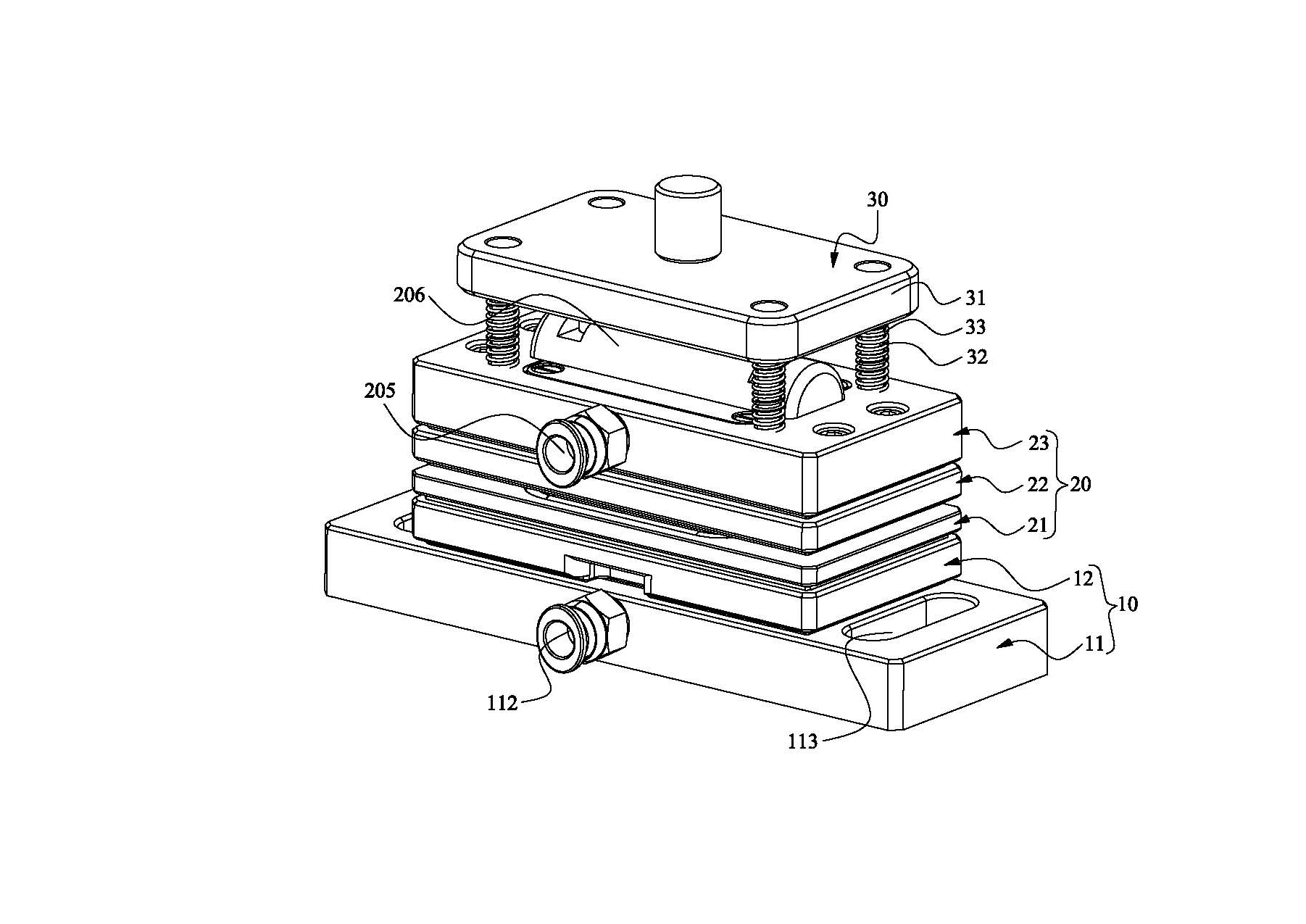 Automatic detecting device and method for waterproof button