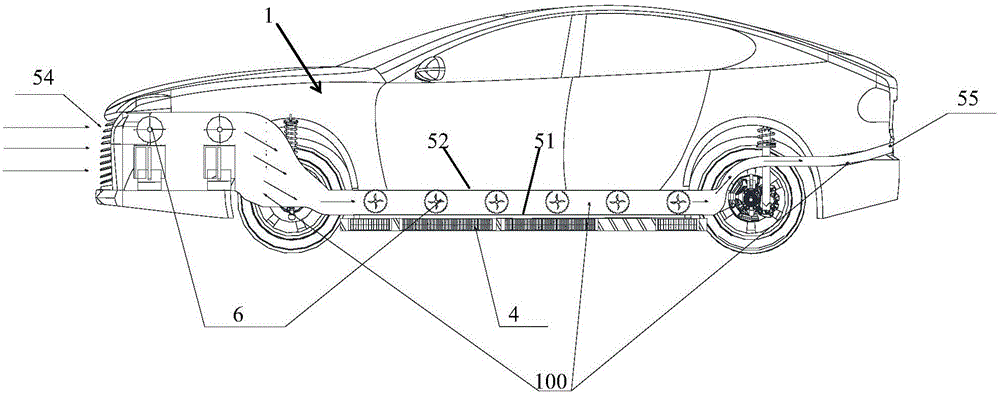 Electric automobile carrying wind power generation system